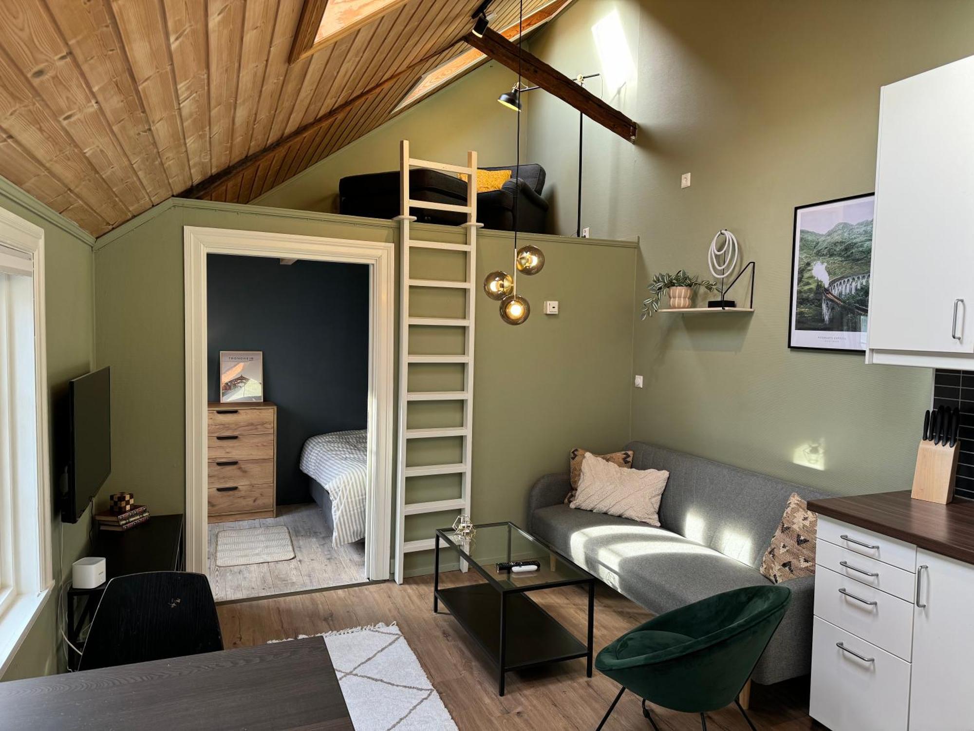 Cozy Backyard Apartment Trondheim Eksteriør billede
