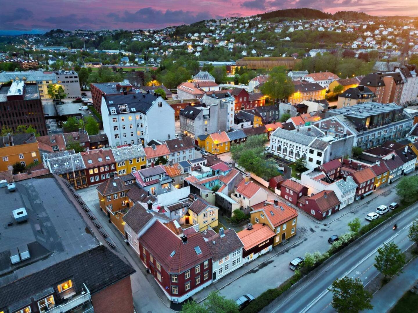 Cozy Backyard Apartment Trondheim Eksteriør billede